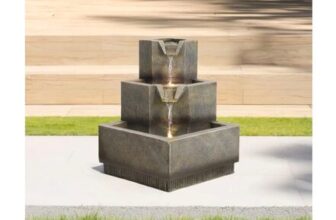 Outdoor 3-Teir Solar LED Fountain