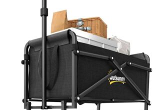 Outsunny 41L Festival Trolley on Wheels – Black