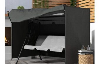 Outsunny Dark Grey Garden Furniture Protector Patio Swing Chair Cover