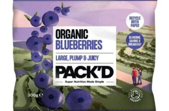PACKD Organic Blueberries 300g