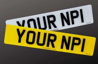 PAIR UK Car Number Plates Replacement Front & Rear Road Legal, DVLA Registered – w/Code – Sold by YNP_Your Number Plates