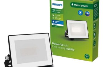 PHILIPS Floodlight, 10 W, White Light