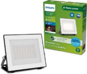 PHILIPS Floodlight, 14 W, White Light