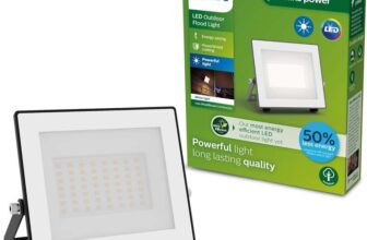 PHILIPS Floodlight, 14 W, White Light