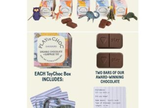 PLAY in CHOC Toy Choc Box with Surprise 3D Puzzle Various Animal Choice