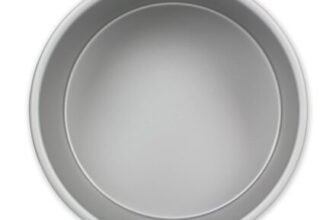 PME RND044 Anodised Aluminium round Cake Pan 4x4in Deep Silver