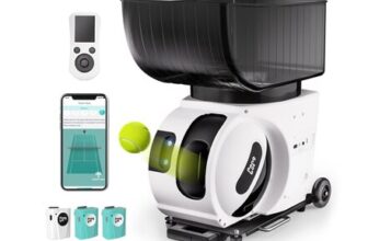 PONGBOT Tennis Ball Machine, APP and Remote Control,