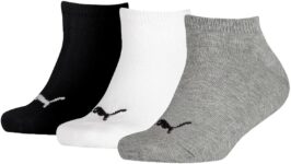 PUMA Kids Invisible Sneaker Socks (3 Pair Pack)