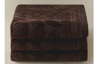 Pack of Velour Jacquard Hand Towels (Pack of 3)
