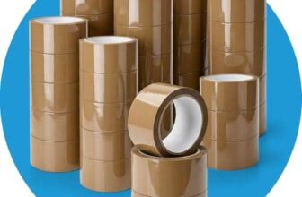 Packaging Tape, Heavy Duty Brown Parcel Tape 12 Rolls With Low Noise – 48mm x 66m