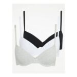 Padded Underwired T-Shirt Bras 3 Pack