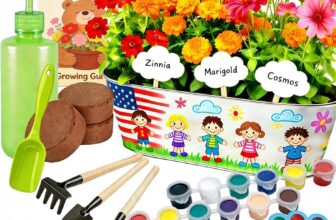Paint & Plant Kids Gardening Kit Arts and Crafts Toys – Toddler Gardening Kits Birthday Easter Gifts Ideas for Girls & Boys 4 5 6 7 8 9 10 11 12 Year Old