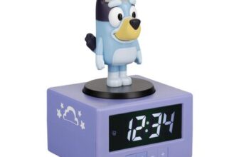 Paladone Bluey Digital Alarm Clock with Night Light and Music