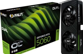 Palit GeForce RTX 5060 Dual OC 8GB GDDR7 Graphics Card