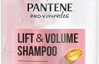Pantene LiftNVolume Thickening Shampoo with Biotin, Silicone Free, 1000ml XL Pump. Pro V Miracles Shampoo Enriched with Antioxidants. Visibly Fuller Hair