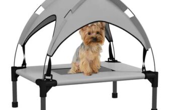 PawHut Cooling Raised Dog Bed