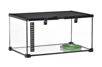 PawHut Glass Reptile Terrarium
