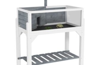 PawHut Wooden Tortoise House