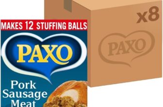 Paxo Limited Edition Pork Sausage Meat Flavour Stuffing Mix, 170 g (Pack of 8)