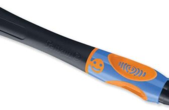 Pelikan Griffix Ergonomic Pen, Refillable Blue Ink, Black, Left-Handed