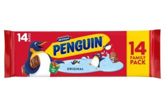 Penguin Original Biscuits Bar 14 Pack, 344g