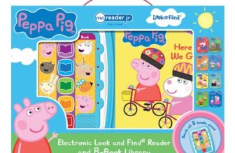 Peppa Pig Electronic Me Reader Jr with 8 Look-and-Find Books