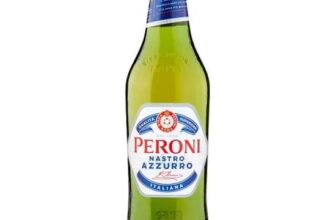Peroni Nastro Azzurro Italian Beer 5%abv 620ml Bottle 5 for £10