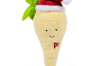 Petface Peter Parsnip Christmas Plush Dog Toy