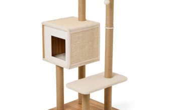 Pets at Home Coco Haven Cat Tower Natural – Pets Club Price (free to join)