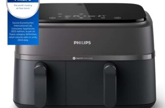 Philips Airfryer 3000 Series Dual Basket – 2 Drawer Air Fryer, 3L 6L Capacity, RapidAir Plus Technology – sold FB Philips Home Appliances