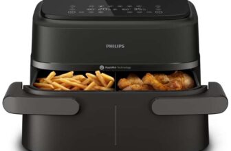 Philips Dual Basket Airfryer 1000 Series – 7.1L Mega Draw