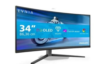 Philips Evnia 6000 34M2C6500 34in WQHD 3440×1440 175Hz DP HDMI