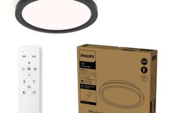 Philips LED Remote Control Ceiling Light, Round, 30 cm, Dimmable, Tunable White Light