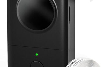 Phomemo Label Maker Machine, D30 Mini Bluetooth Inkless Portable Thermal Printers, Multiple Templates/Fonts/Icons for Home Organization School Office Cable Kitchen Food Date Storage Handheld Printer