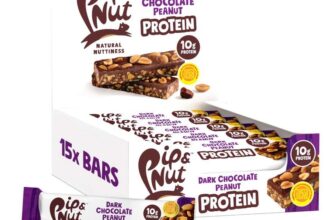 Pip & Nut Protein Dark Chocolate Peanut Bar 15 x 46g