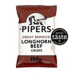 Pipers Great Berwick Longhorn Beef Sharing Bag Crisps