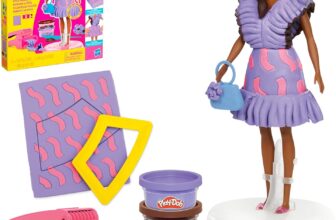 Play-Doh Barbie Fashionista Ruffles Doll Set