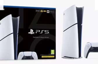 PlayStation 5 Digital Edition (Model Group – Slim) 825GB Console with DualSense Controller EA SPORTS FC 26 Bundle, w/Code, Free C&C