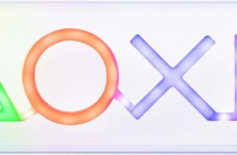 PlayStation Icons LED Neon Light – Officially Licensed Free Standing or Wall Mountable Light Sign – Game Room Accessories & Decor for Gamers – Paladone