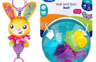 Playgro Musical Betsy Bunny Stroller Toy / Playgro Roll and Sort Ball (Collection Only)