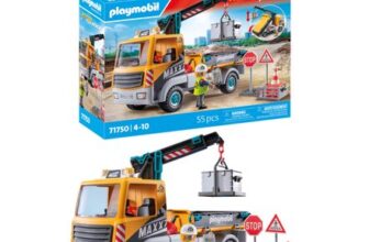 Playmobil Action Heroes Construction Lorry with Crane 71750