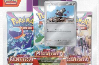 Pokémon TCG: Scarlet & VioletPaldea Evolved Triple Pack (Varoom) – (3 Boosters & Foil Promo Card)