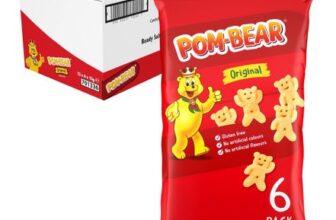 Pom Bear Original Multipack Crisps Bear-Shaped Pack of 72