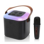 Portable Bluetooth PA System with RGB Speaker and Wireless Mic
