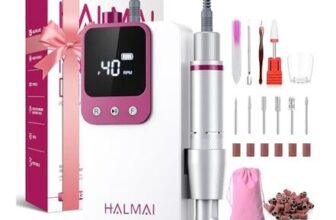 Portable Electric Nail Drill, Cordless 40000RPM for Acrylic