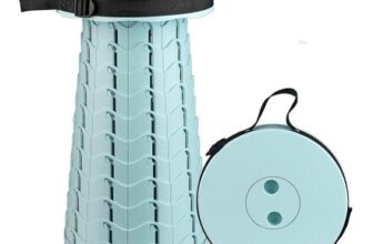 Portable Telescoping Stool, Retractable Folding Stool