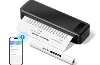 Portable Thermal Printer A4 Inkless Wireless