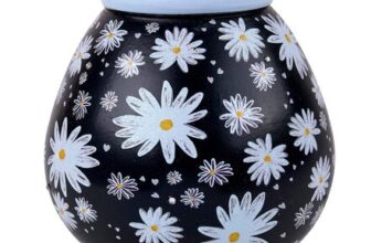 Pot of Dreams Hand-Painted Daisy Ceramic Piggy Bank