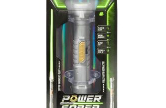 Power Saber Green: Auto-Extending 30 LED Energy Blade
