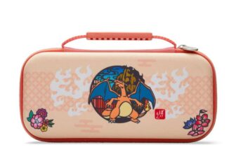 PowerA Protection Case for Nintendo Switch, Switch Lite & OLED Model, Hard Shell Protective Pouch with Carry Handle and 9 Game